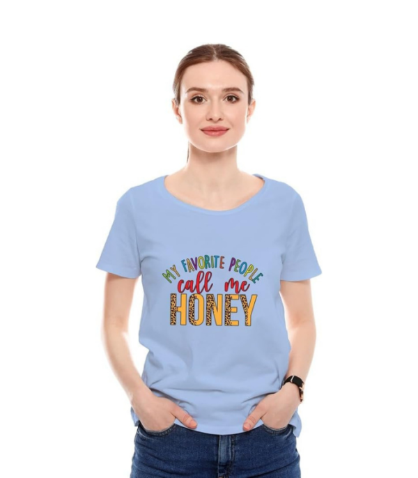 Printed T-Shirt - Call Me Honey - Image 6