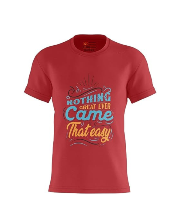Printed T-Shirt Men - Nothing Came That Easy - Image 16