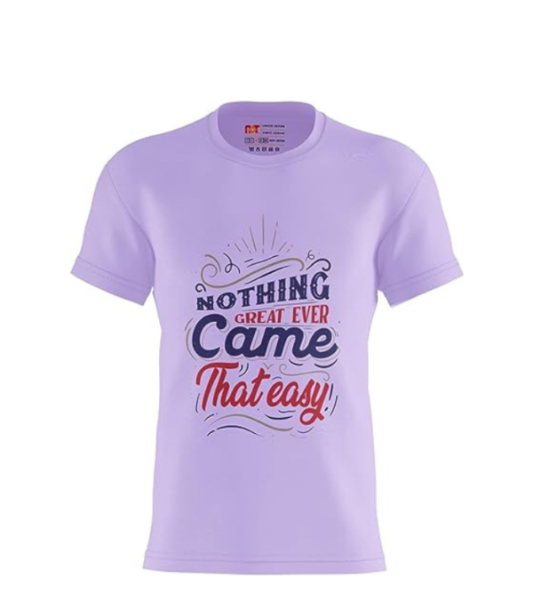 Printed T-Shirt Men - Nothing Came That Easy - Image 14