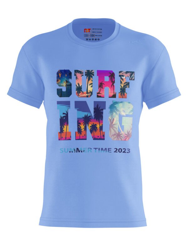 Printed T-Shirt - Surfing - Image 7
