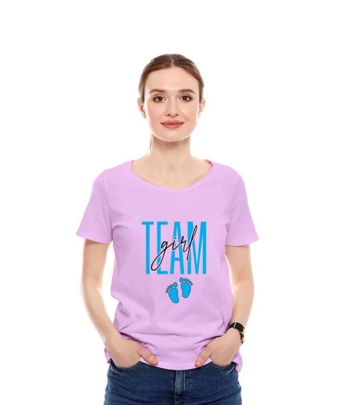 Printed T-Shirt - Team Girl - Image 3