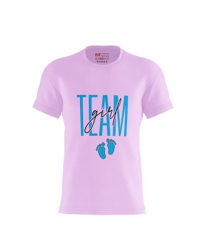 Printed T-Shirt - Team Girl - Image 4