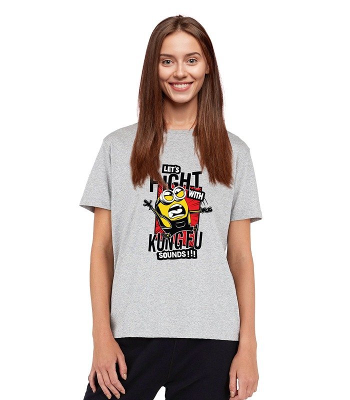 Printed T-Shirt Fight Kung Fu - Image 9