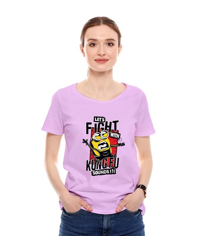 Printed T-Shirt Fight Kung Fu - Image 6