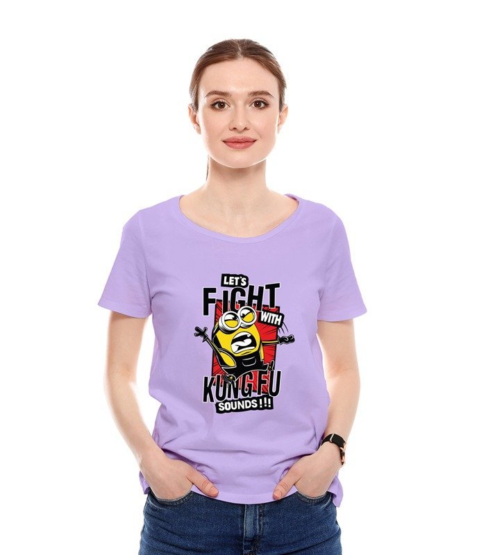 Printed T-Shirt Fight Kung Fu - Image 3