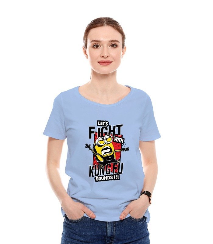 Printed T-Shirt Fight Kung Fu - Image 5