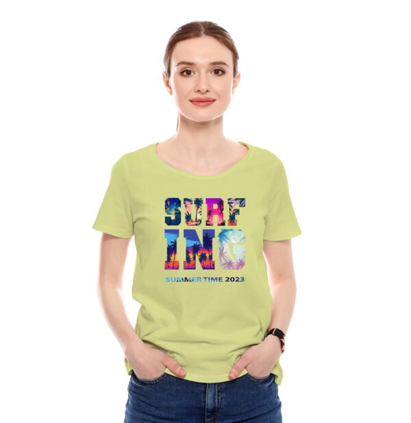 Printed T-Shirt - Surfing - Image 5