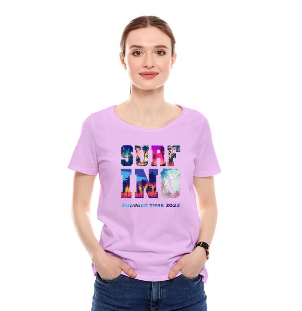 Printed T-Shirt - Surfing - Image 3